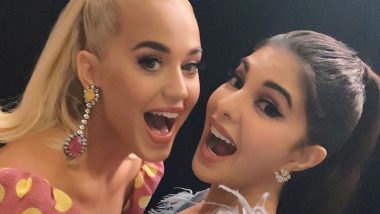 Jacqueline Fernandez Has the Cutest Fan Girl Moment as She Clicks a Selfie With Katy Perry Ahead of the One Plus Music Festival (View Picture)