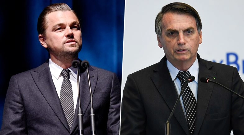 Leonardo DiCaprio Is ‘Giving Money to Set Amazon on Fire’ Accuses Brazil President Jair Bolsonaro