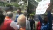 Bihar: Ashwini Choubey, Union Minister and BJP Leader, Gets Into Heated Argument With Protesting Locals in Buxar; Watch Video