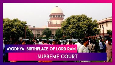 Ayodhya Verdict SC Says Historical Facts Indicate Ayodhya As Birthplace of Lord Ram