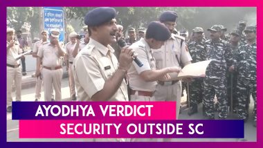 Ayodhya Verdict: Sea of Security Personnel Outside Supreme Court