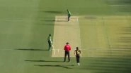 Mitchell Starc Clean Bowls Mohammad Rizwan For a Duck With a Stunning In-Swinger During Australia vs Pakistan 3rd T20I 2019 Match (Watch Video)