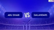 T10 League 2019 Dream11 For Team Abu Dhabi vs Qalandars Team Prediction: Tips to Pick Best All-Rounders, Batsmen, Bowlers & Wicket-Keepers For TAB vs QAL T10 Match in Abu Dhabi