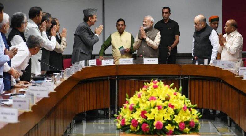 All-Party Meet: Opposition Raises Unemployment, Kashmir Issues; PM Modi Says All to be Discussed