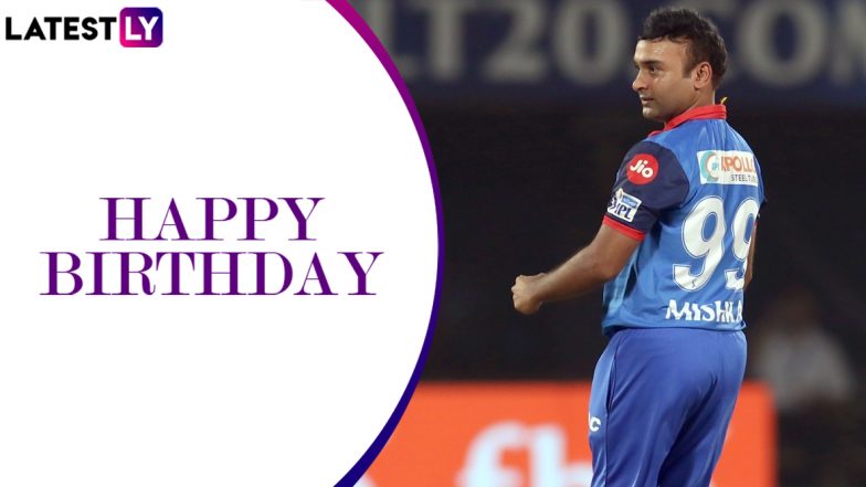 Amit Mishra Birthday Special: Quick Facts to Know About Team India and Delhi Capitals Leg-Spinner