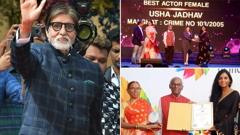 Amitabh Bachchan Congratulates Bhootnath Returns Co-Star Usha Jadhav For Winning Best Actor Award at IFFI 2019 (View Pics)