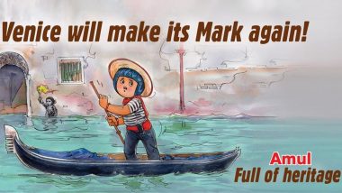 Amul Dedicates Topical Doodle to Flood-Hit Venice, Conveys Hope to Italy's Heritage City