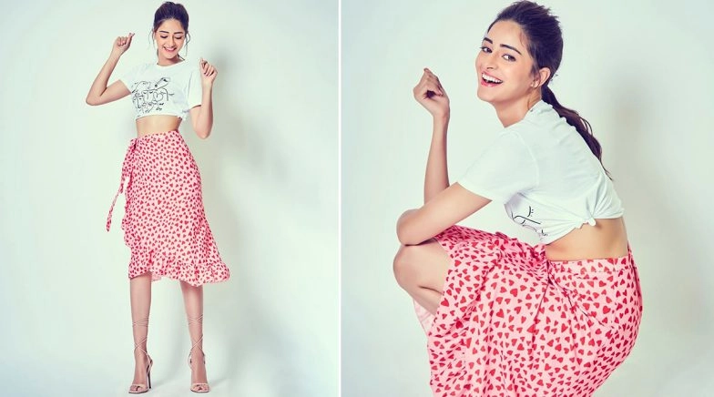 Ananya Panday Goes Flirty for Pati, Patni Aur Woh Promotions