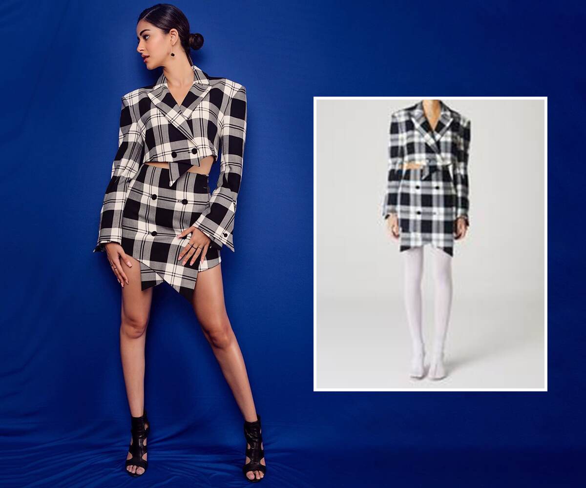 Ananya Panday in Valenti for Pati, Patni Aiur Woh promotions (2)