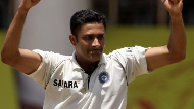 Anil Kumble’s Memorable 10-Wicket Haul Against Pakistan in an Inning Completes 21 Years, Revisit Indian Leg-Spinner's Magical Spell (Watch Video)