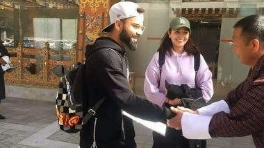 Anushka Sharma and Virat Kohli Spotted in Bhutan Ahead of the Indian Skipper’s 31st Birthday (View Pics)