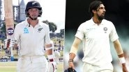 Cricket Week Recap: From BJ Watling&rsquo;s Double Hundred to Ishant Sharma&rsquo;s 9 Wickets in a Test Match, a Look at Top Individual Performances