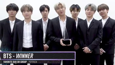 BTS Wins 3 Awards at American Music Awards 2019, Beat Top Contenders Like Jonas Brothers, Ed Sheeran, Ariana Grande and Billie Eilish