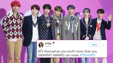 BTS Does Not Get a Single Nomination at Grammys 2020 and Army of Fans Make #ThisIsBTS Trend on Social Media!