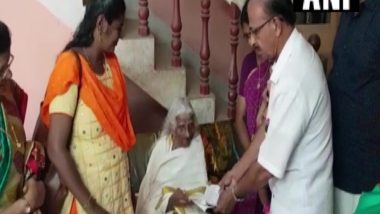 Age is Just a Number! 105-Year-Old Bhageerathi Amma From Kerala Gives 4th Standard Exam