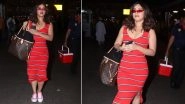 Airport Style: Bhumi Pednekar Brings Some Stripes, Sass and High-Street Chicness!