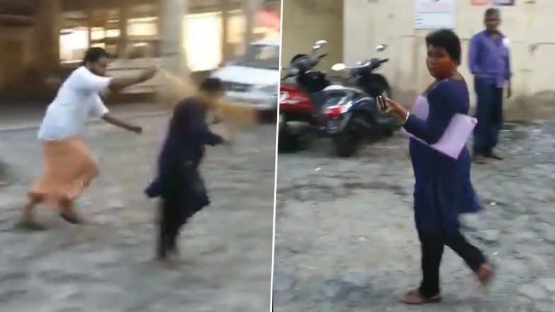Sabarimala Entry Row: Man Caught on Camera Spraying Chilli and Pepper on Woman's Face Who Was on Her Way to Temple