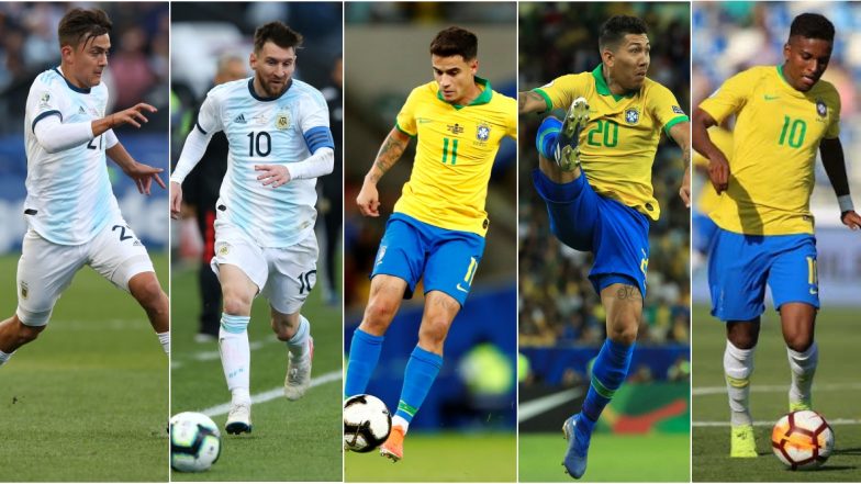 BRA vs ARG, International Friendly 2019 Match: From Lionel Messi to Philippe Coutinho, 5 Players to Watch Out for in Brazil vs Argentina Football Game