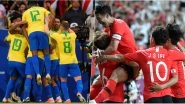 How to Watch Brazil vs South Korea International Friendly 2019 Live Streaming Online? Get Free Live Telecast of BRA vs KOR & Football Score Updates on TV in India
