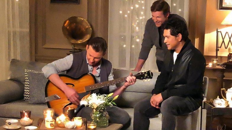 Sachin Tendulkar Wishes Brett Lee on His 43rd Birthday, Shares a Throwback Photo of Former Australian Pacer Playing a Guitar