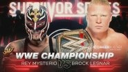 WWE Survivor Series 2019: Brock Lesnar vs Rey Mysterio, Bray Wyatt vs Daniel Bryan, Team Raw vs Team SmackDown vs Team NXT & Other Exciting Matches to Watch Out For!