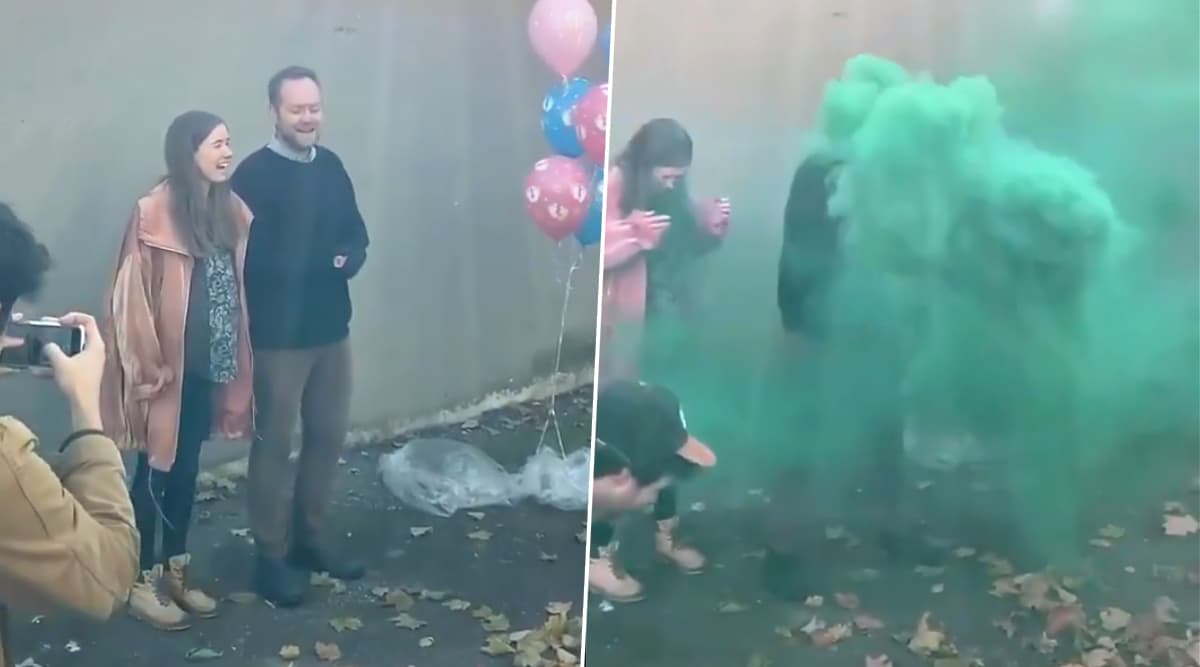 Canadian Couple's Shocking Gender Reveal Ceremony Makes You Question the Practice (Watch Video) Canadian Couple's Shocking Gender Reveal Ceremony Makes You Question the Practice (Watch Video)