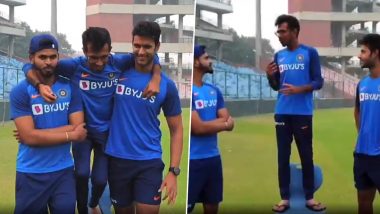 Yuzvendra Chahal Interviews Shreyas Iyer and Shivam Dube on Chahal TV Ahead of IND vs BAN 1st T20I, Speaks to Latter About His T20I Debut (Watch Video)