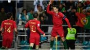 Cristiano Ronaldo Hat-Trick Helps Portugal Demolish Lithuania 6&ndash;0 in Euro 2020 Qualifiers, Juventus Star Closes on Goal Century