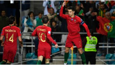 Cristiano Ronaldo Hat-Trick Helps Portugal Demolish Lithuania 6–0 in Euro 2020 Qualifiers, Juventus Star Closes on Goal Century