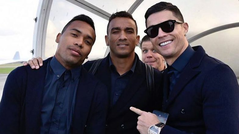 Cristiano Ronaldo Shares a Cool Photo With Juventus Teammates Alex Sandro, Wojciech Szczesny and Danilo Ahead of Champions League 2019–20 Clash (See Instagram Post)