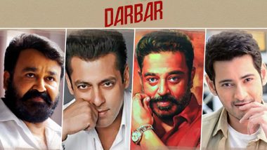 Darbar: Superstars Mohanlal, Salman Khan, Kamal Haasan and Mahesh Babu to Launch Motion Poster of Rajinikanth’s Film