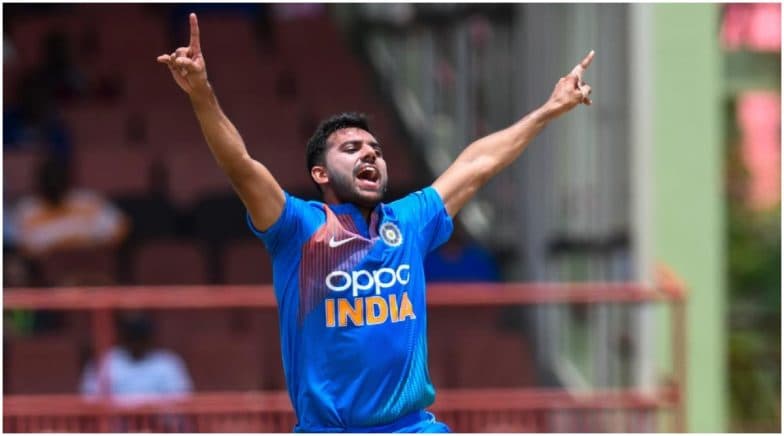 Deepak Chahar Records Best Ever Figures in T20I Cricket, Becomes First Indian Man to Take Hat-Trick