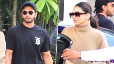 Deepika Padukone and Ranveer Singh Take Off For Their First Wedding Anniversary Trip! (View Pics)