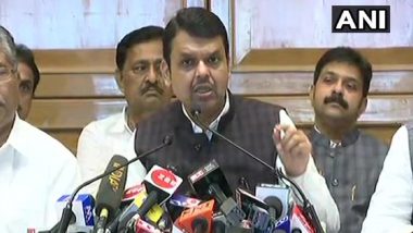 Shiv Sena's Remarks Against PM Modi 'Unacceptable', Says Devendra Fadnavis After Resigning as Maharashtra CM