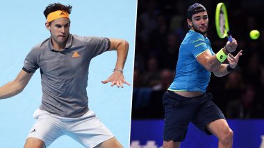 Dominic Thiem vs Matteo Berrettini, ATP Finals 2019 Live Streaming & Match Time in IST: Get Telecast & Free Online Stream Details of Group Stage Match in India