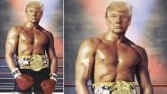 Donald Trump Shares Bizarre Photo of His Head Photoshopped With Sylvester Stallone's Body From Rocky III Poster, Twitter Erupts in Laughter!