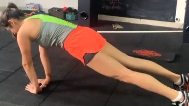 Drashti Dhami Does Close Grip Push-Up Like a BOSS! Watch Video of TV Actress Giving Major Fitness Goals