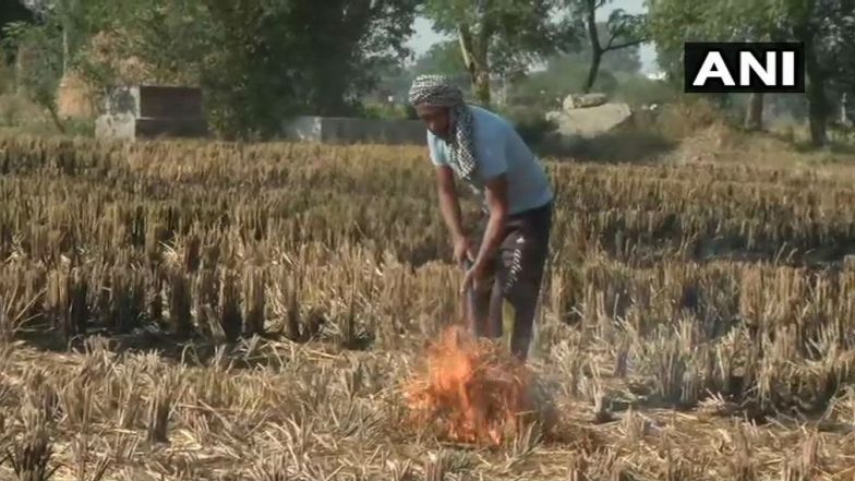 Delhi Air Pollution: AQI Remains in 'Poor' Category in National Capital as Farmers Continue to Burn Crop Stubble