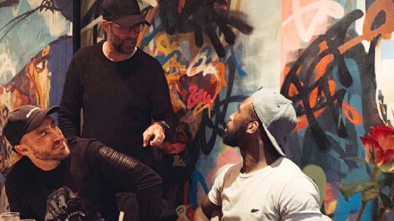 Faf Du Plessis and Rugby Player Siya Kolisi Meet Liverpool Manager Jurgen Klopp