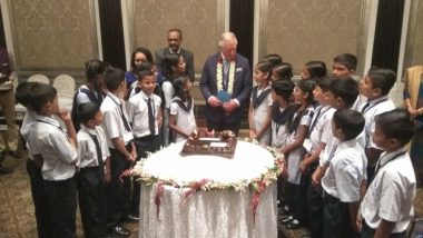 Prince Charles Celebrates 71st Birthday with School Children at Taj Mahal Hotel in Mumbai