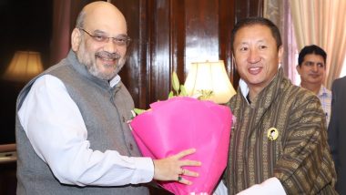 Bhutanese Foreign Minister T Dorji Meets Union Home Minister Amit Shah in Delhi