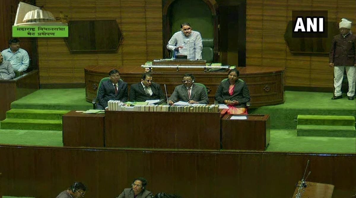 Maharashtra Assembly Floor Test: Stormy Scenes Witnessed in House Ahead of Trust Vote Maharashtra Assembly Floor Test: Stormy Scenes Witnessed in House Ahead of Trust Vote