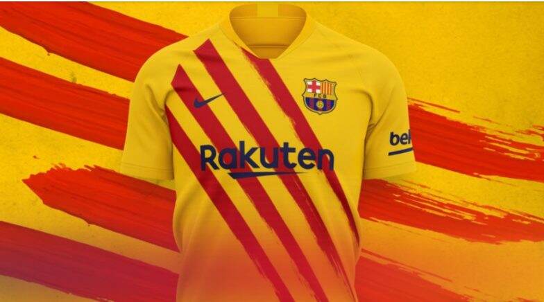 FC Barcelona Unveil New Jersey Inspired by Their Catalan Roots for 2019–20 Season (Watch Video)