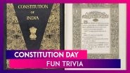 70th Constitution Day: Fun Trivia About The Indian Constitution