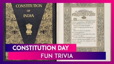 70th Constitution Day: Fun Trivia About The Indian Constitution