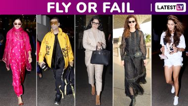 Fly or Fail: Deepika Padukone, Kangana Ranaut, Karan Johar, Disha Patani, Kriti Sanon Make Some Stunning Style Statements!