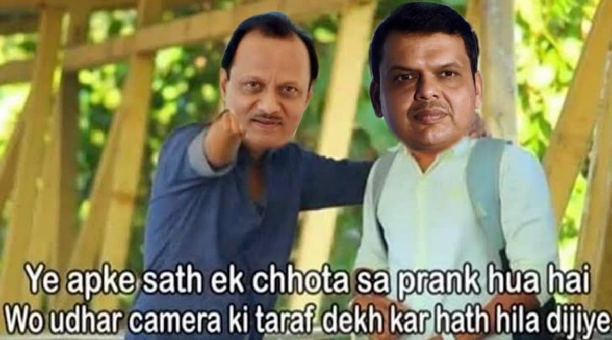 Maharashtra Politics Funny Memes And Jokes Flood Twitter After Devendra Fadnavis Ajit Pawar Resign Netizens Crack Chanakya Jokes Featuring Sharad Pawar Latestly