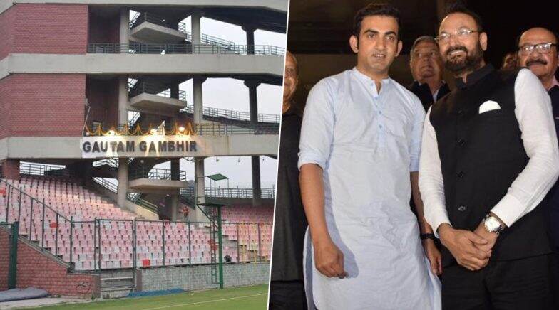 Gautam Gambhir Stand Finally Unveiled at Arun Jaitely Stadium