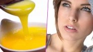 Home Remedy of the Week: Ghee For Dry Skin & Chapped Lips; How Clarified Butter Can Moisturise Your Skin This Winter (Watch Video)