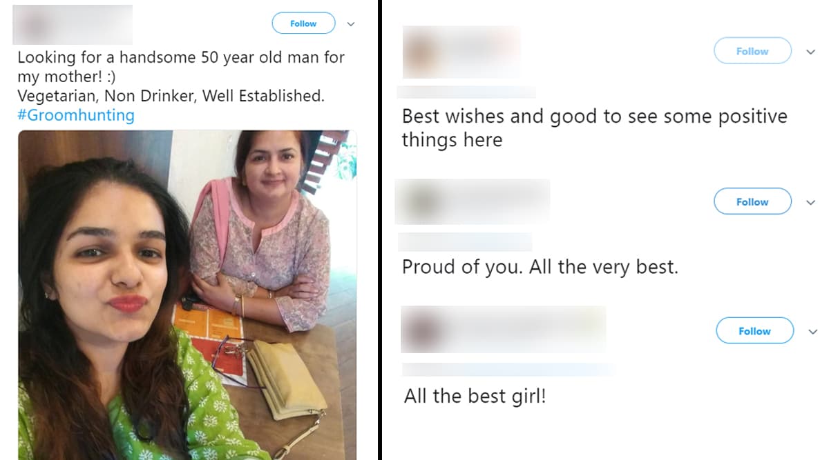 Woman's Tweet on Searching a Groom For Her 50-Year-Old Mother Goes Viral, Gets Blessings and Good Wishes From Everyone Woman's Tweet on Searching a Groom For Her 50-Year-Old Mother Goes Viral, Gets Blessings and Good Wishes From Everyone